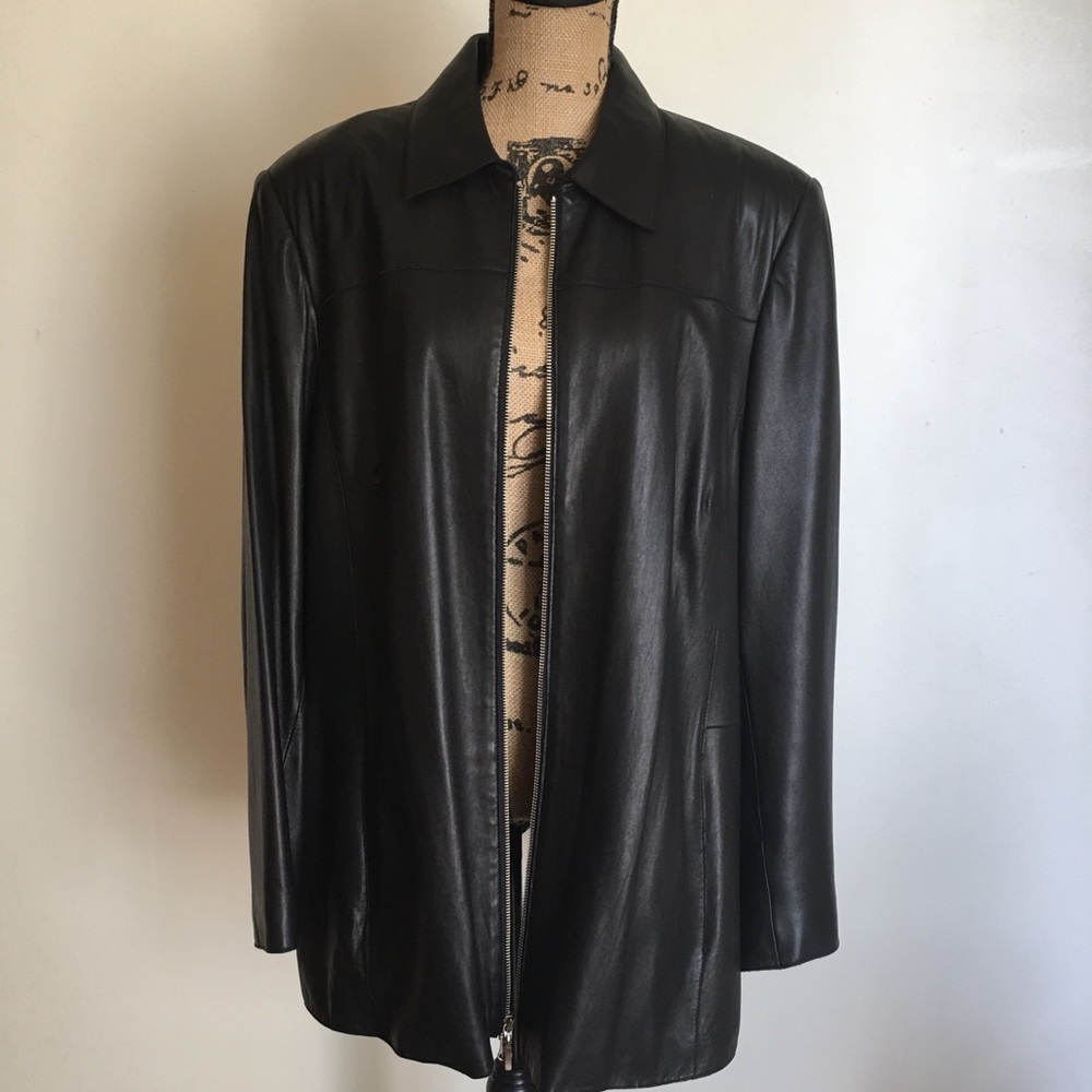 Classiques Entier Leather Coat/Jacket!